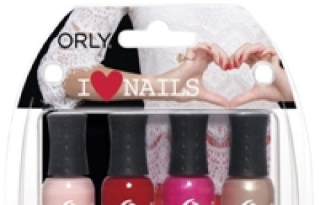 ORLY: סט הכולל 4 גווני לק אוהבים לוולנטיין דיי