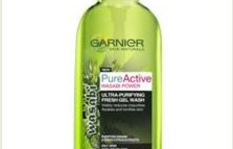 GARNIER: סדרת ניקוי לעור הפנים – PURE WASABI