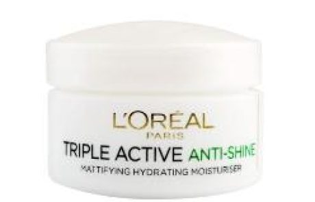 L'ORÉAL PARIS: קרם לחות עם 3 פעולות TRIPLE ACTIVE ANTI SHINE