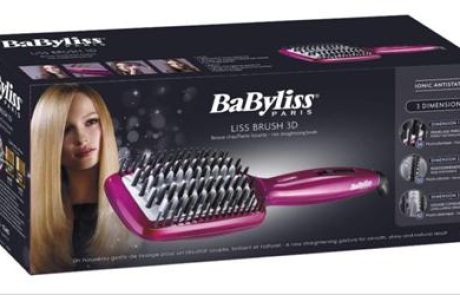 BabyLiss: מברשת חשמלית להחלקת השיער